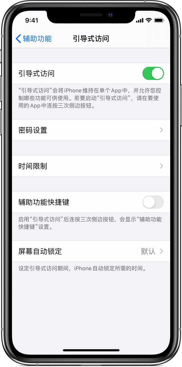 米东苹果手机维修分享如何在 iPhone 上退出引导式访问 